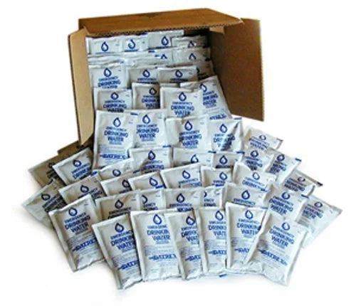 Emergency Survival Water Pouch, Pack of 64, 125ml D51750