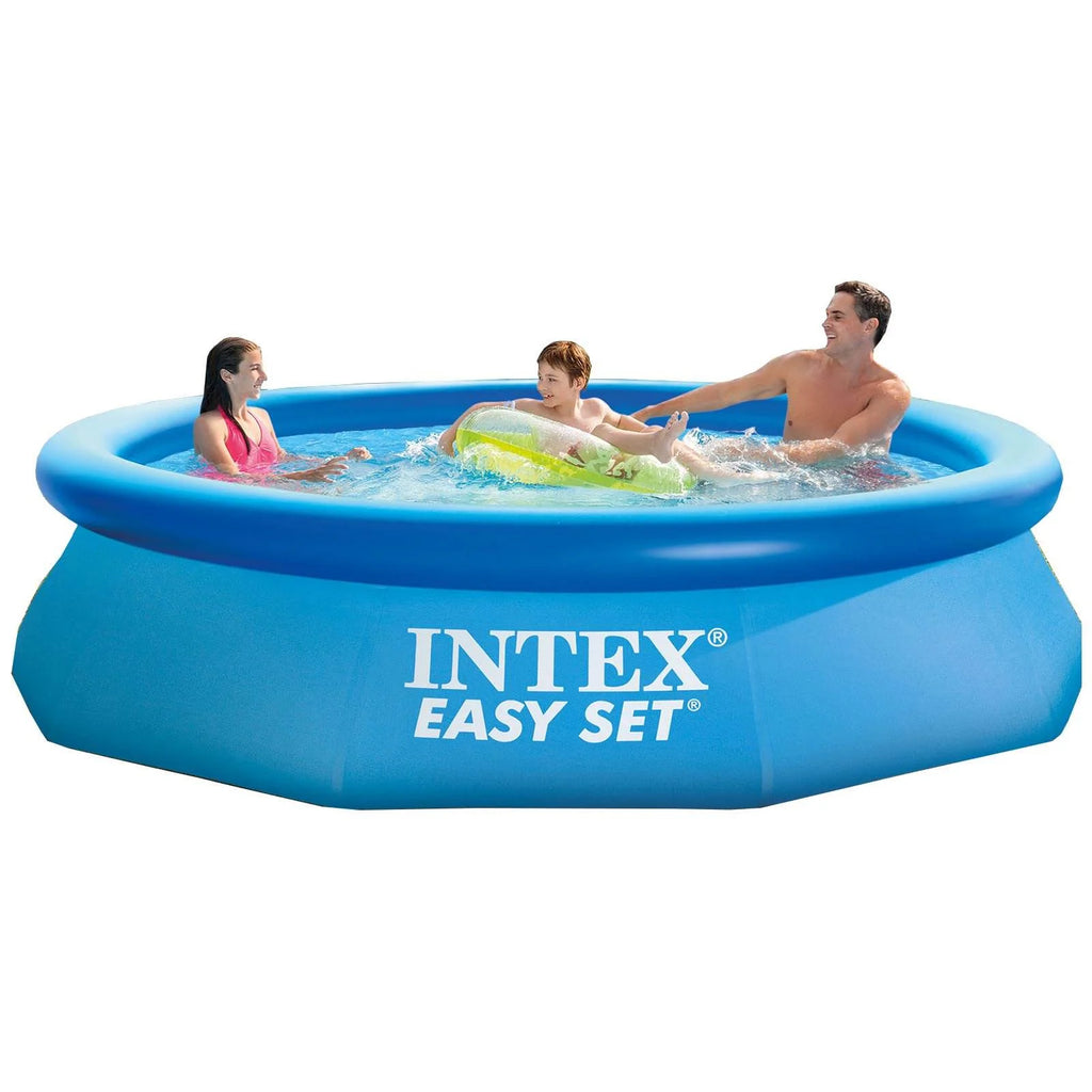 Inflatable Round Swimming Pool with Pool Debris Cover Tarp X23234