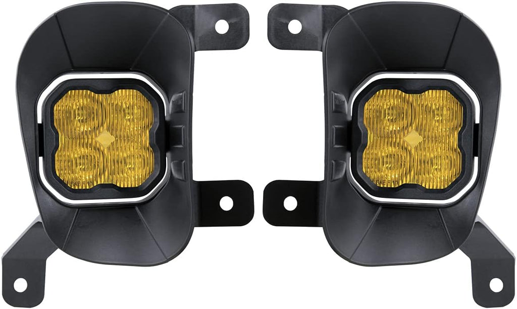SS3 LED Fog Light Kit for Ram 1500 2013-2018, White SAE/DOT W274922