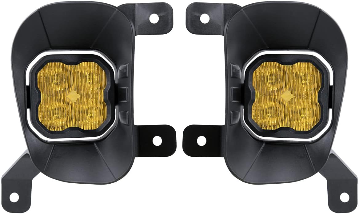 SS3 LED Fog Light Kit for Ram 1500 2013-2018, White SAE/DOT W274922