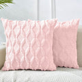 Set of 2 Velvet Boho Throw Pillow Covers 22x22 E414282