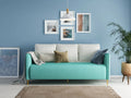 Transitional Futon Sofa with Metal Legs B88550