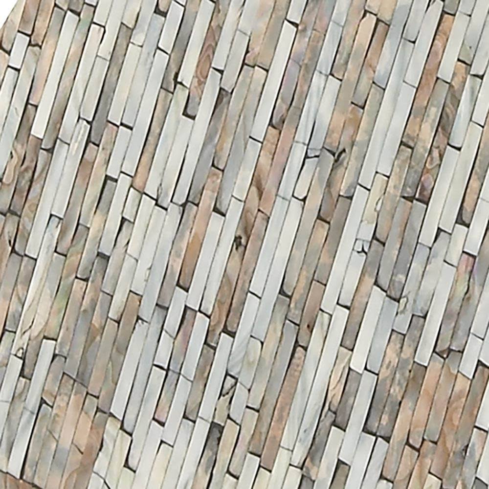 Wood Shell Inlay Accent Table C839557