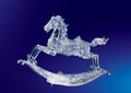 Pack of 2 Musical Christmas Rocking Horses O603