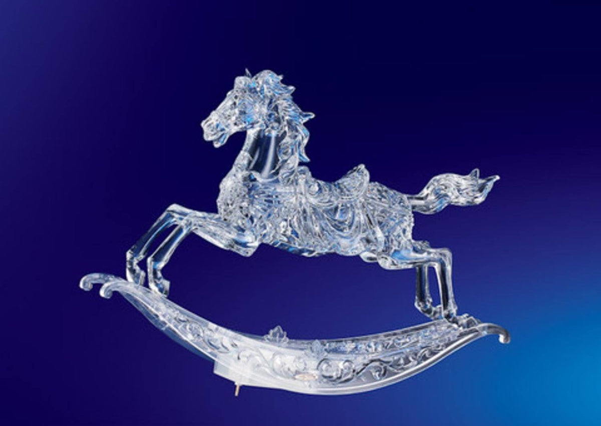 Pack of 2 Musical Christmas Rocking Horses O603