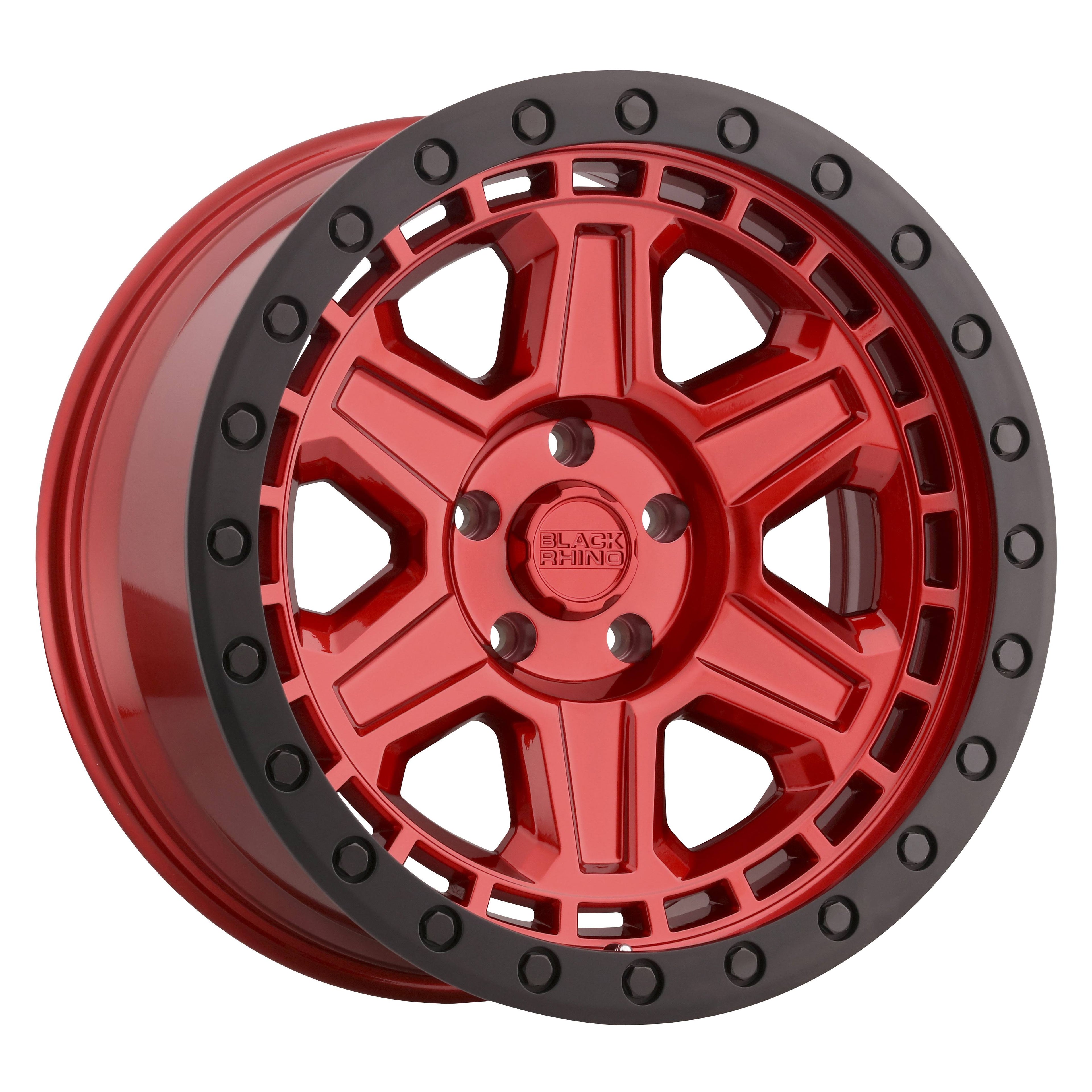 Candy Red and Black Wheels B279704