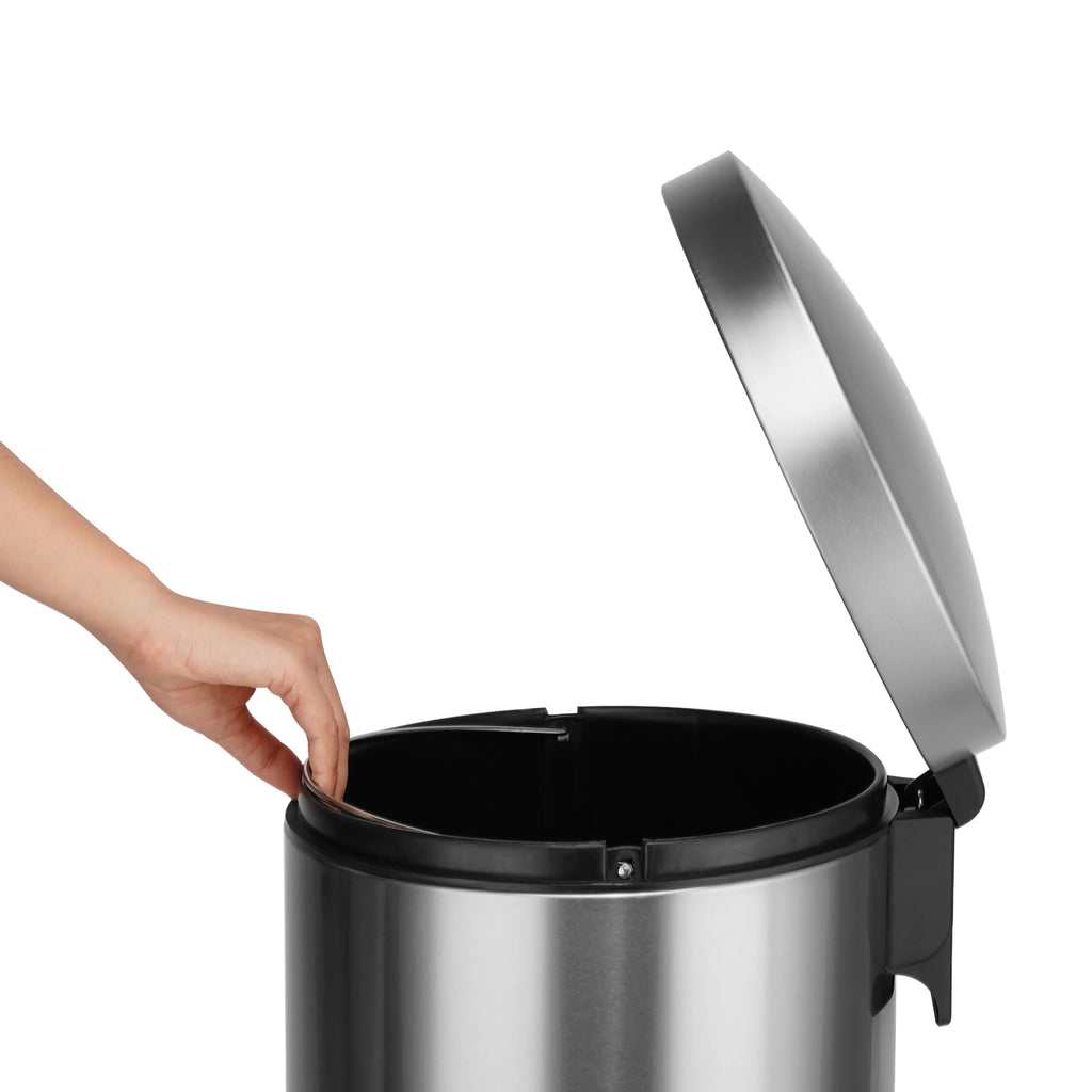 Stainless Steel Step On Trash Can Combo L8228