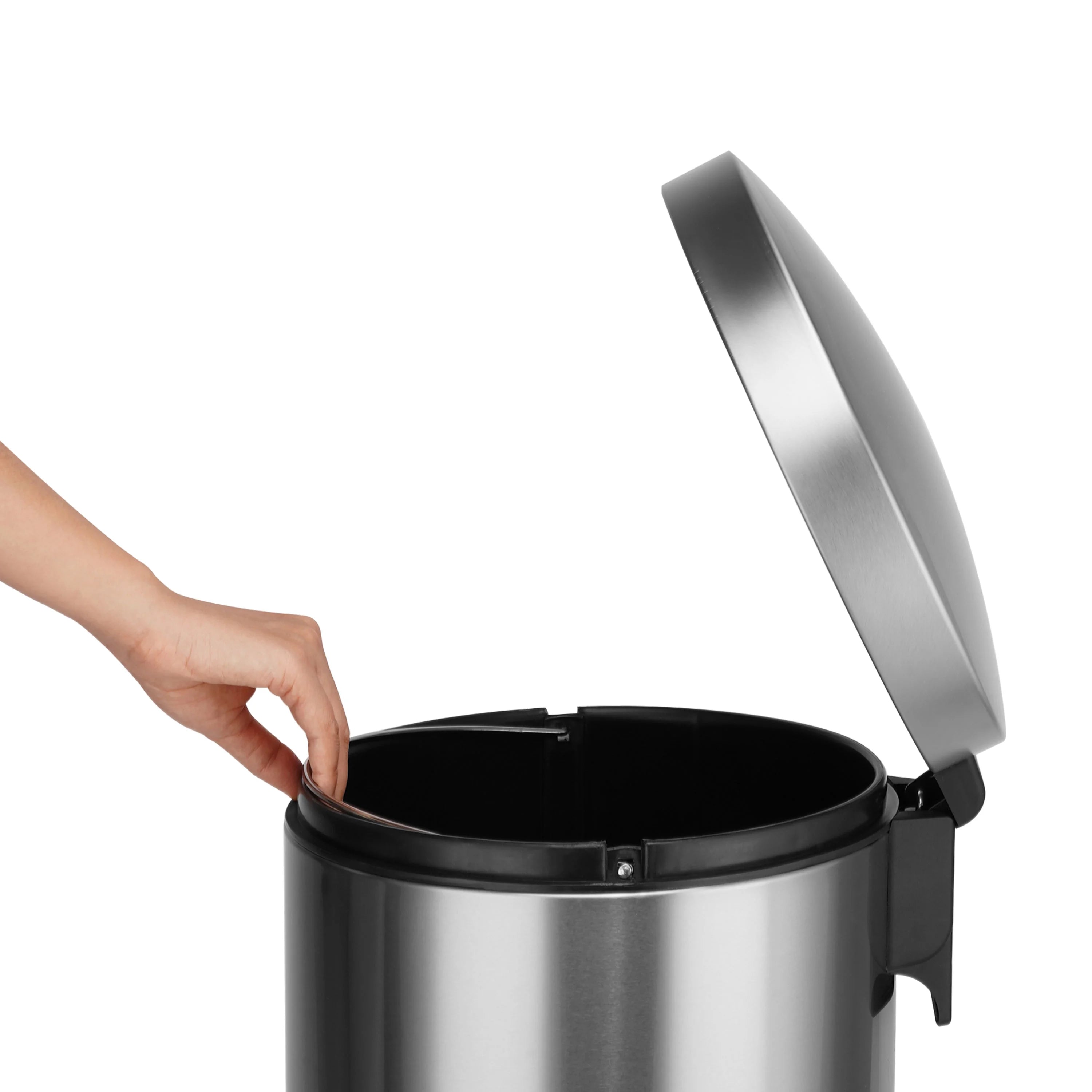 Stainless Steel Step On Trash Can Combo L8228