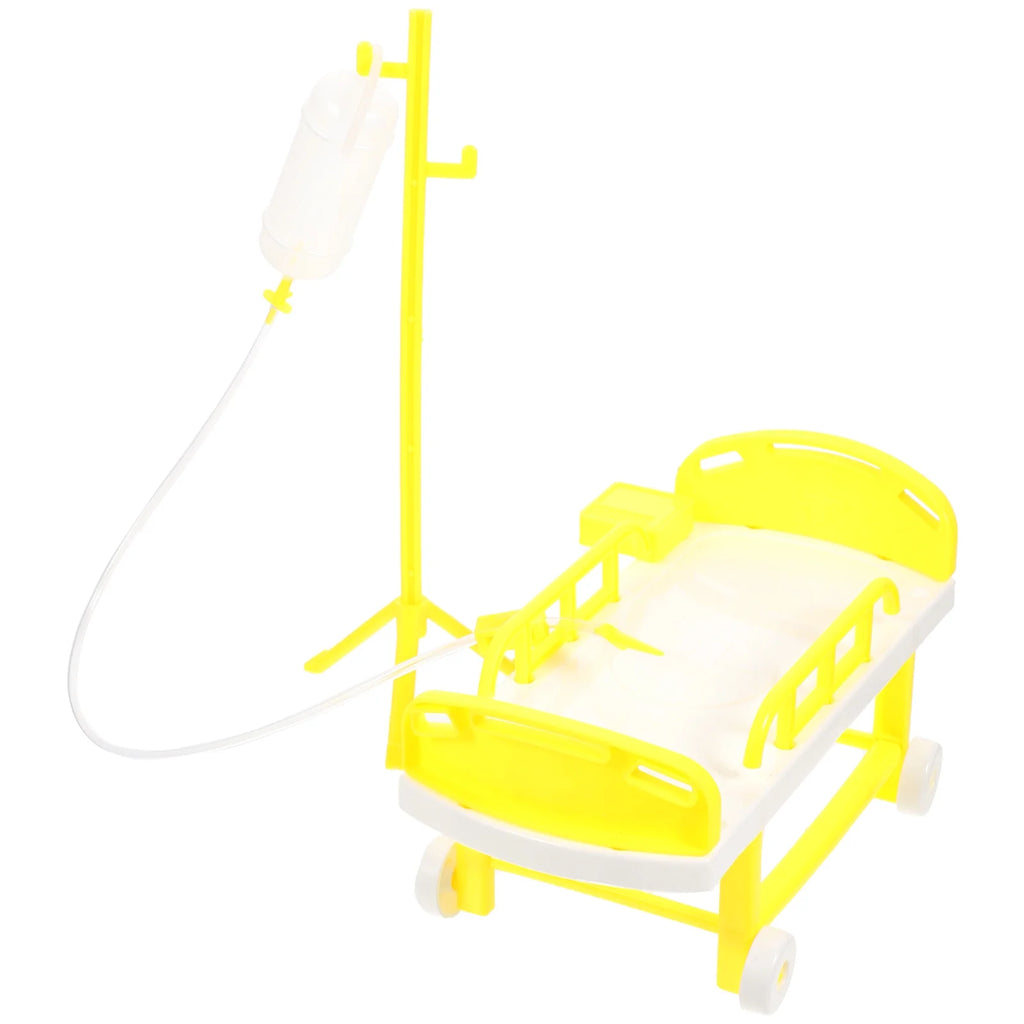 Simulated Medical Bed Children’s Toys Playing Doctor Toy Dollhouse Furniture Hospital Playing Nurse Toy Toddler U85550