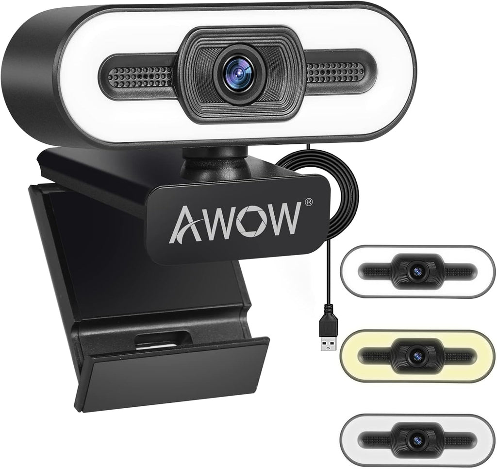 1080P Auto Tracking Webcam with Face Recognition O77080