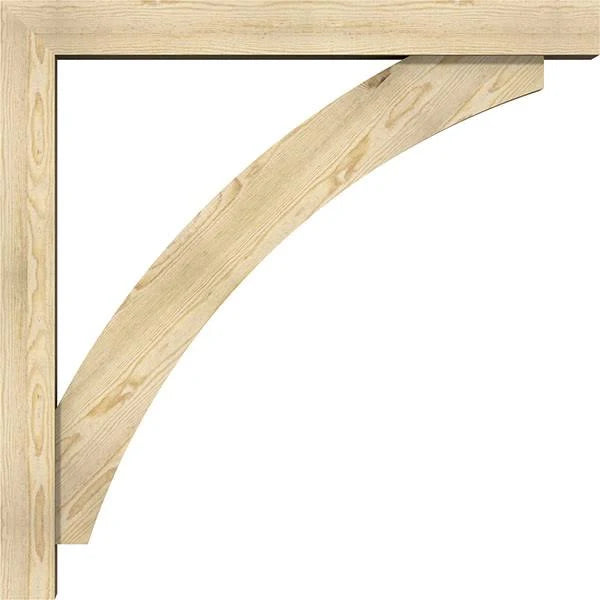 Rough Sawn Douglas Fir Bracket with Offset Brace H22140