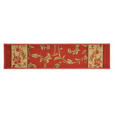 Red Rectangle Stair Tread X88170