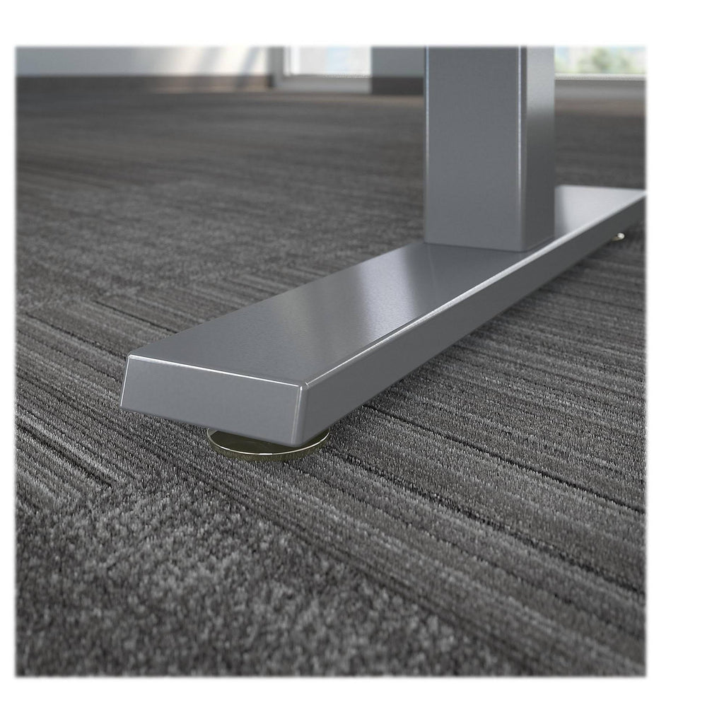 Height Adjustable Desk, 72w x 30D, Storm Gray N92798