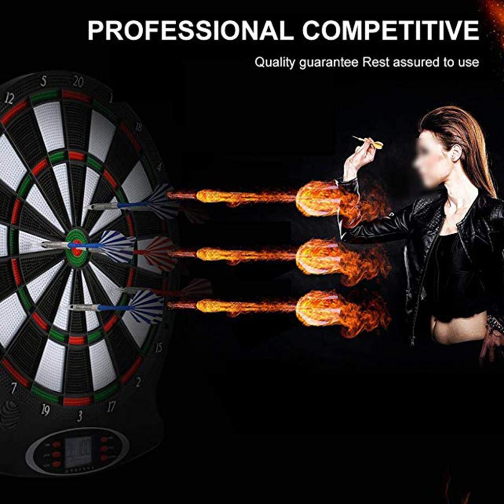 Electronic Darts Target with 6 Safety Darts F6225