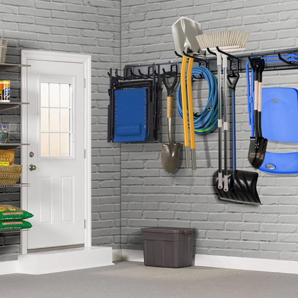 Heavy Duty Steel Wall Mount Tool Storage Rack, Pack of 2 J860804