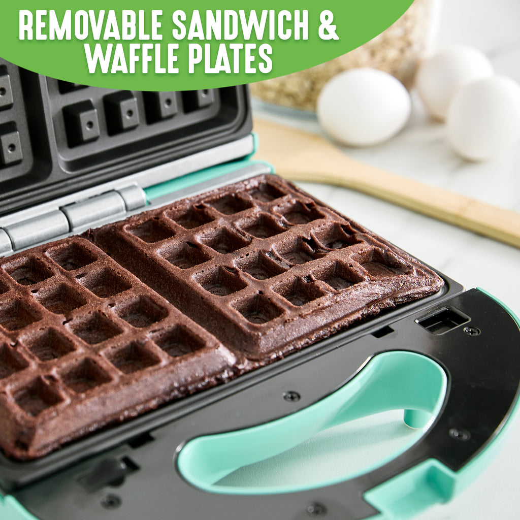 Pink Sandwich and Waffle Maker C715136