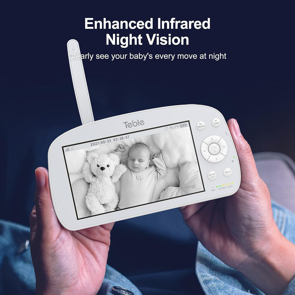 5.5 HD Video Baby Monitor with Camera and Audio H2498