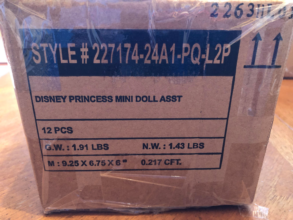 12 Pc Poseable Princess Dolls G808