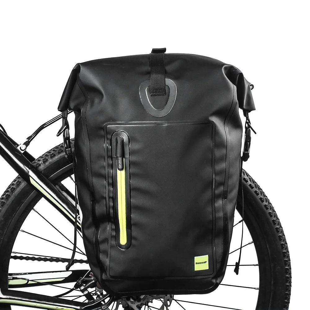 25L Waterproof Bike Rear Rack Pannier Bag Y919