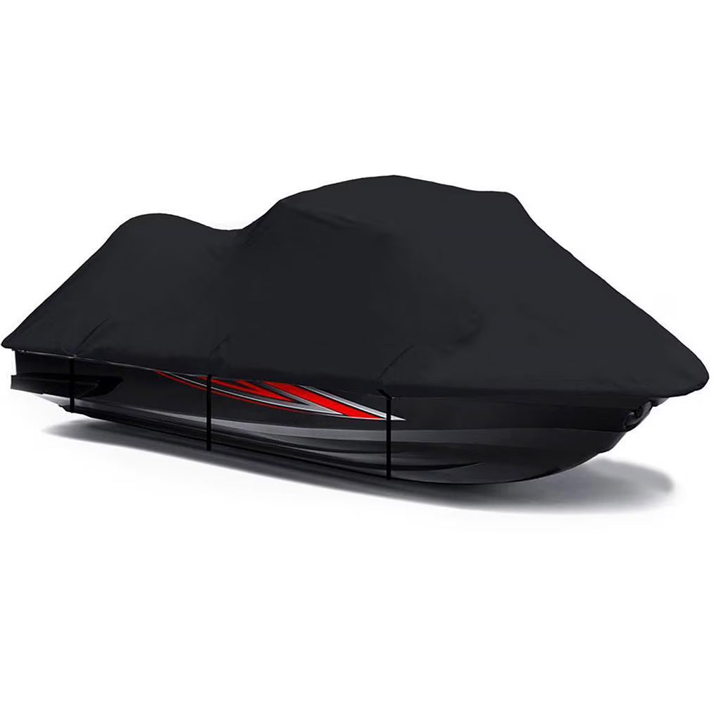 Black 600 Denier Jet Ski Cover 1-2 Seater W8446
