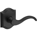 Full Dummy Right Hand Curve Lever and Traditional Arch Rose Satin Black Finish C6524