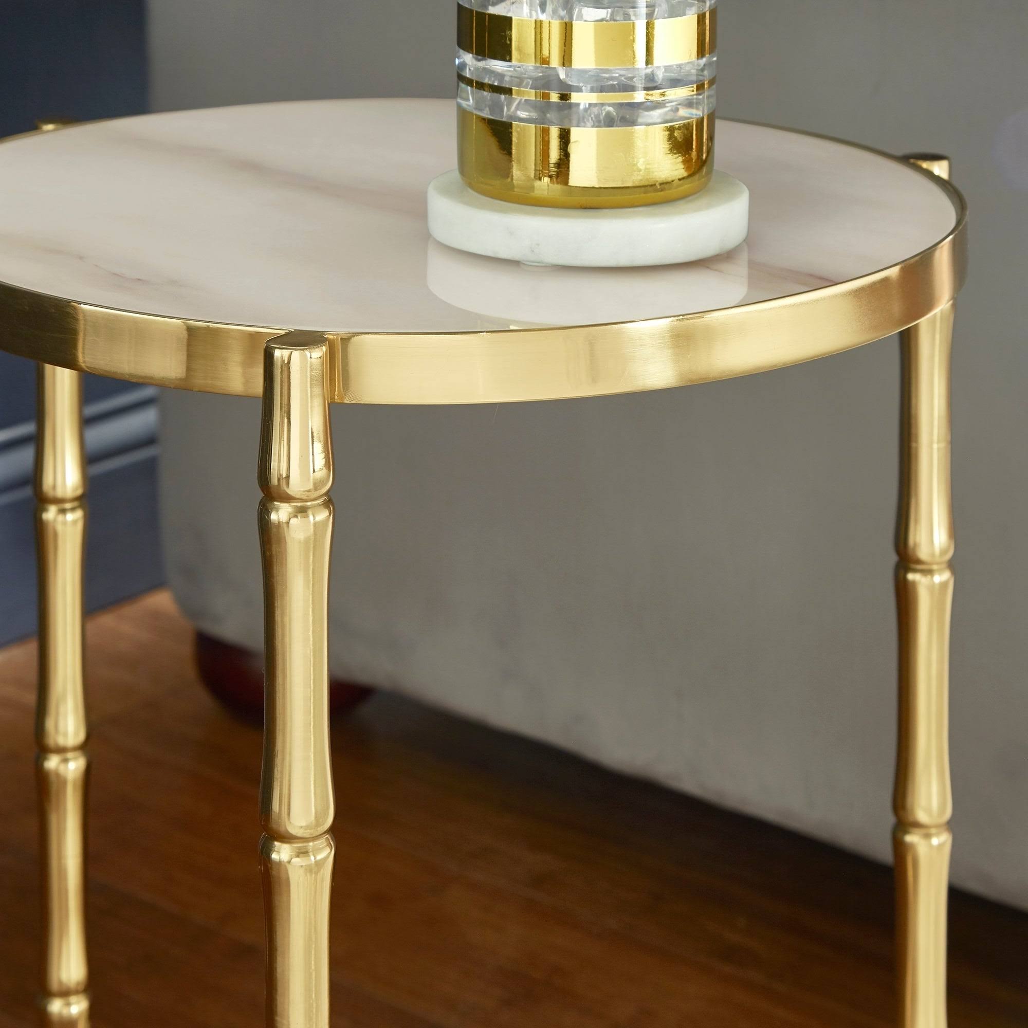 Gold Stainless Steel Nesting Tables D9954