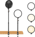 LED Key Light Desktop, Dimmable Bi-Color LED Video Light with LCD Screen and 28 Extend Stand, 3200-5600K CRI>95 Z514