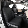 Black Leatherette Car Seat Covers for Toyota Corolla S208361