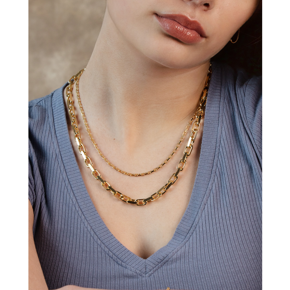 Solid 14K Yellow Gold 2.5mm Cable Chain Necklace 18" 20" 22" 24" Y7016