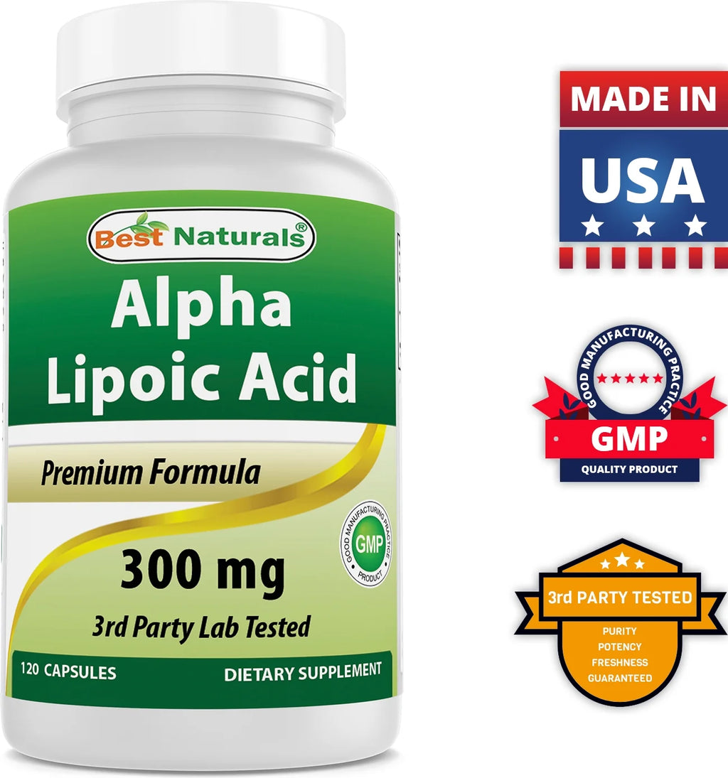 2 Pack Alpha Lipoic Acid 300 mg 120 Capsules A149