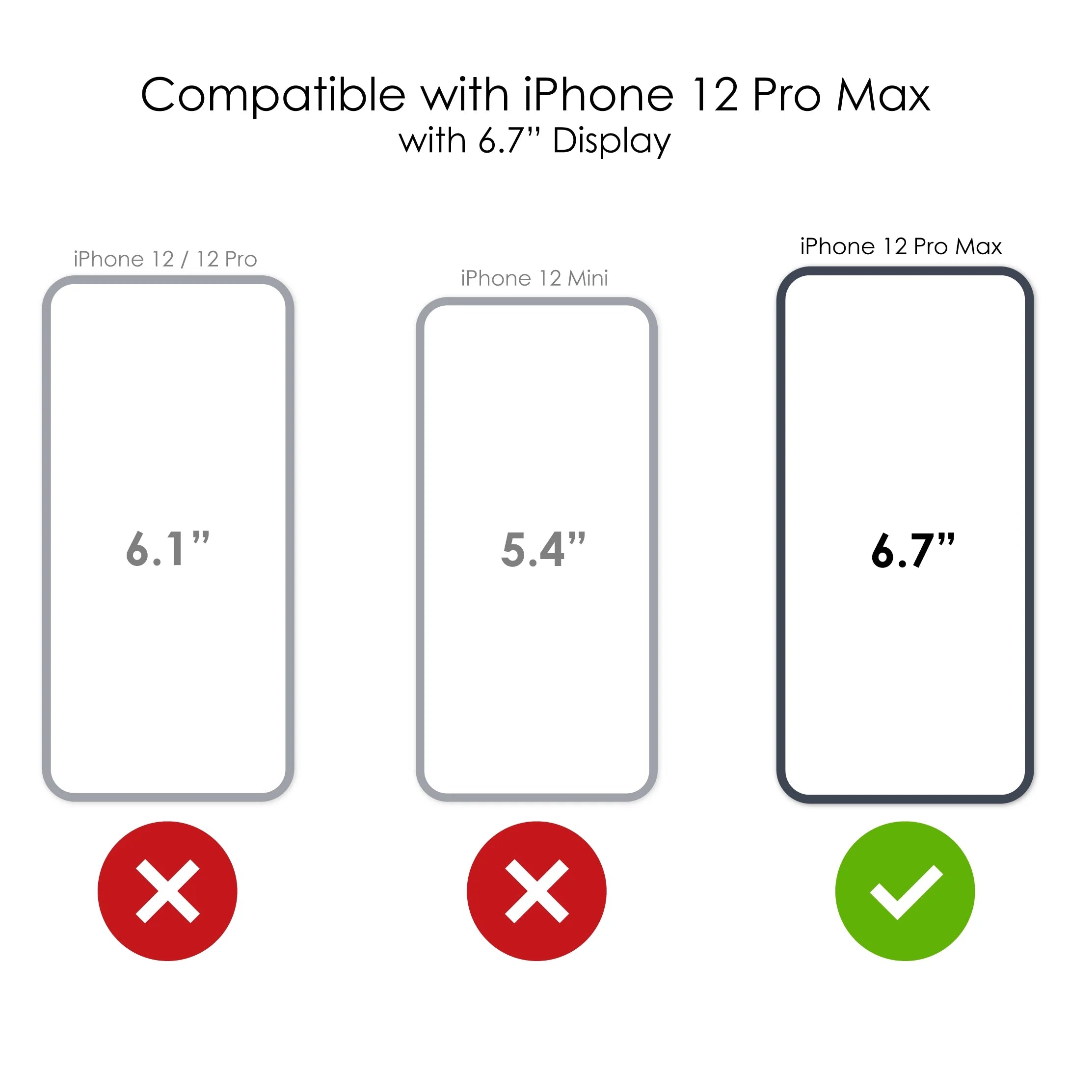 Clear Shockproof Hybrid Case for iPhone 12 Pro MAX with TPU Bumper Acrylic Back Tempered Glass Screen Protector O494