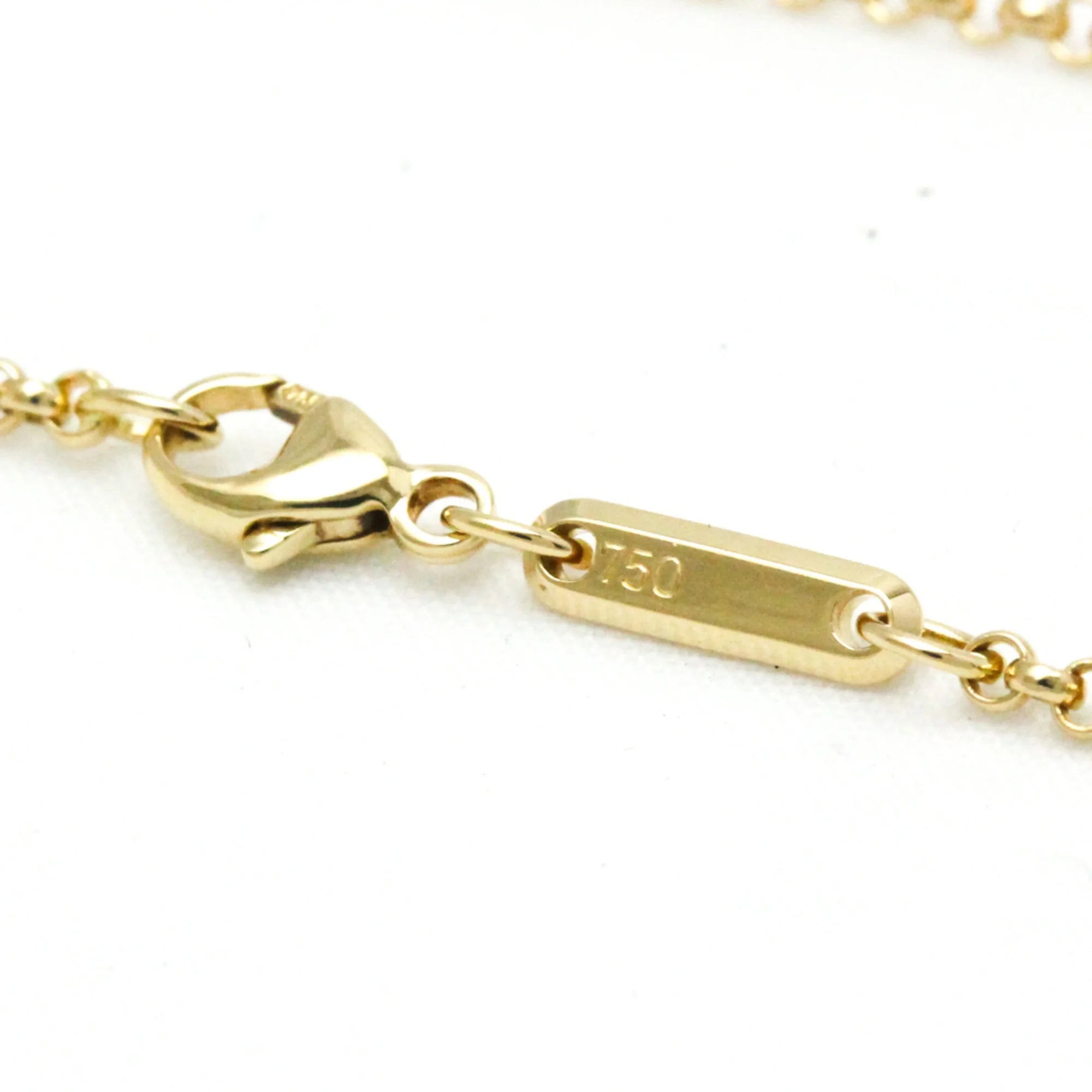 18K Yellow Gold Diamond Pendant Necklace K39875