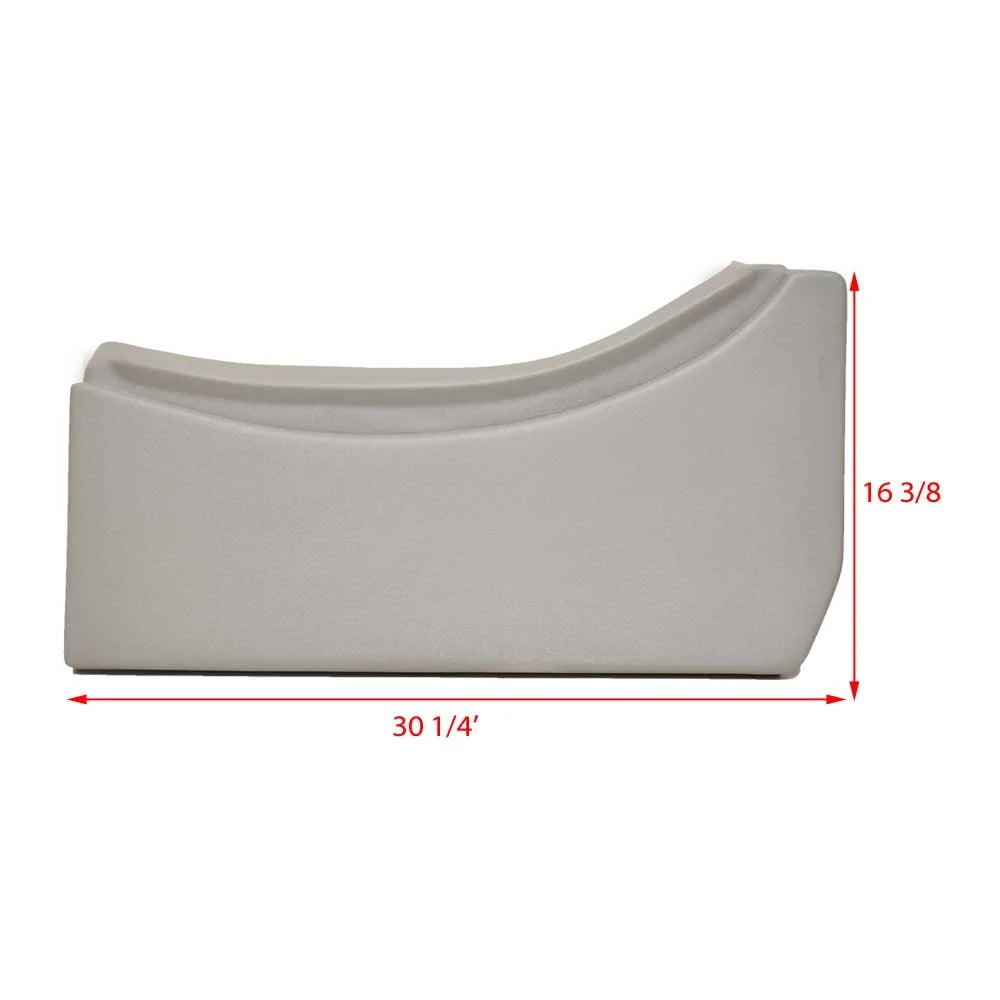 Gray 30 1/4 x 16 3/8 Inch Console Shoe Panel J352344