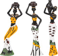 3 Piece Set African Statue Crafts Praying Girl Decoration Centerpieces K888