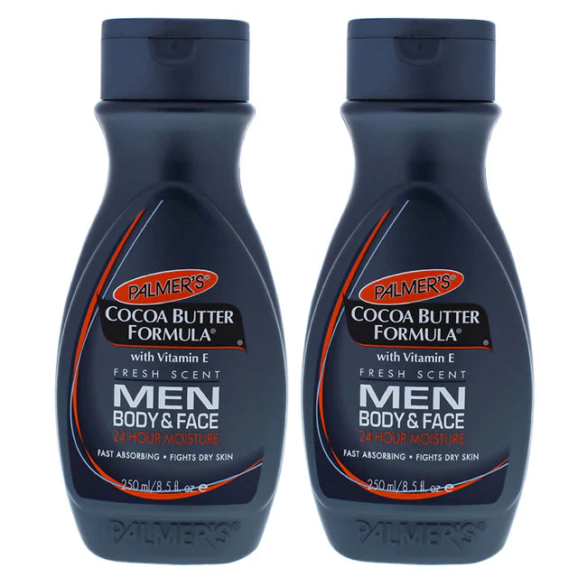 Cocoa Butter Men Body and Face Lotion - Pack of 2 - 8.5 oz Body Lotion I630