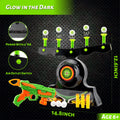 Glow in The Dark Floating Ball Target Practice Toys with 10 Soft Foam Balls O986364