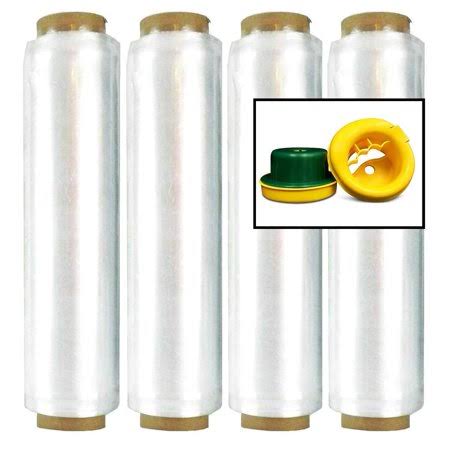 16 Rolls Pre-Stretch Wrap Film with Folded Edges E453