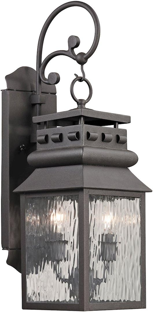 Charcoal 2 Light Outdoor Sconce C801