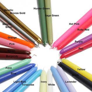 10 inch Pink Taper Candles, 144Pcs/Case H3605