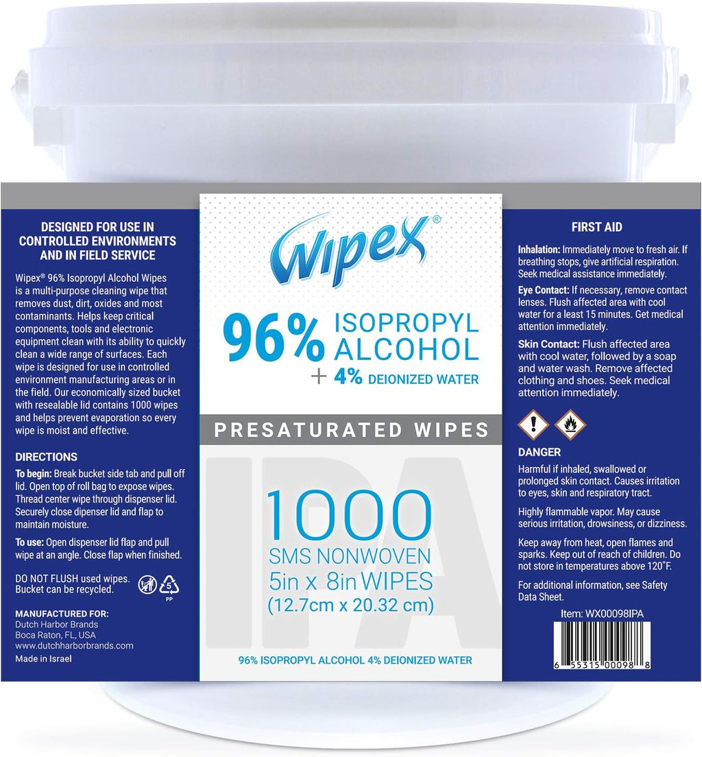 1000 ct Clean Room & Lab Wipes Q5964
