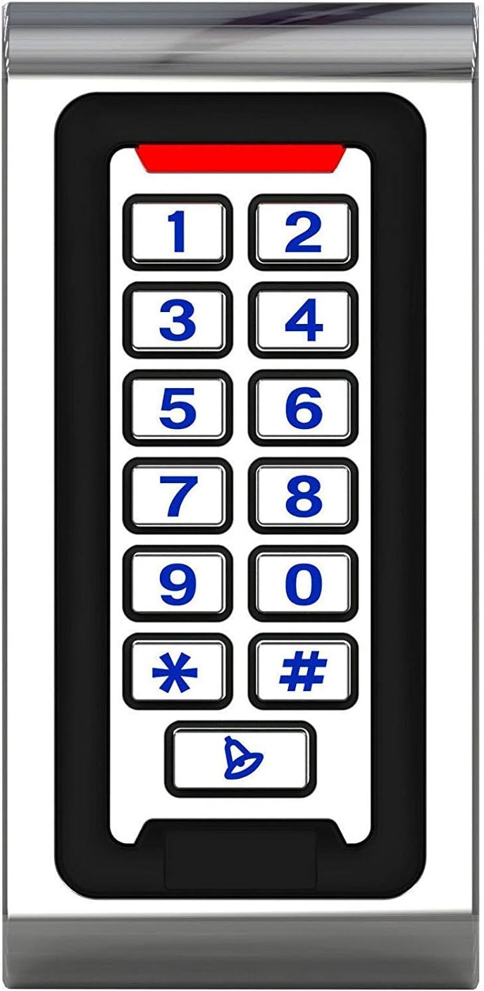 Waterproof Zinc Alloy Metal Case RFID 125khz Access Control Keypad Y986820