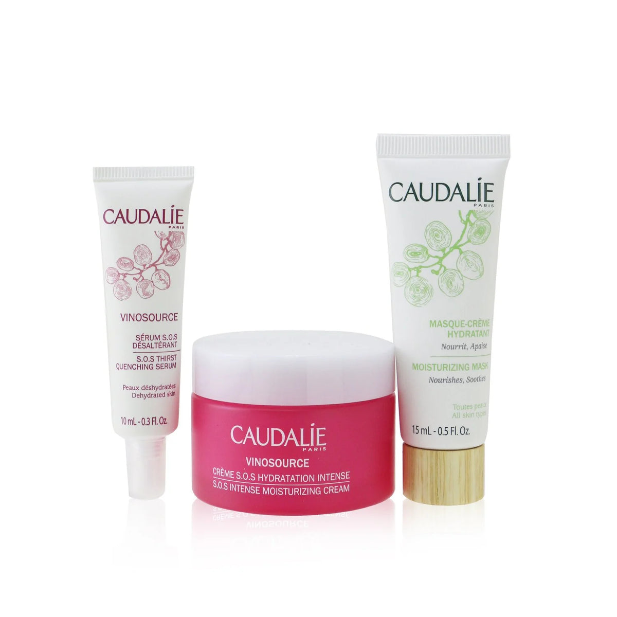 Moisturizing Cream 50ml, Serum 10ml, Mask 15ml 3pcs Set U83010