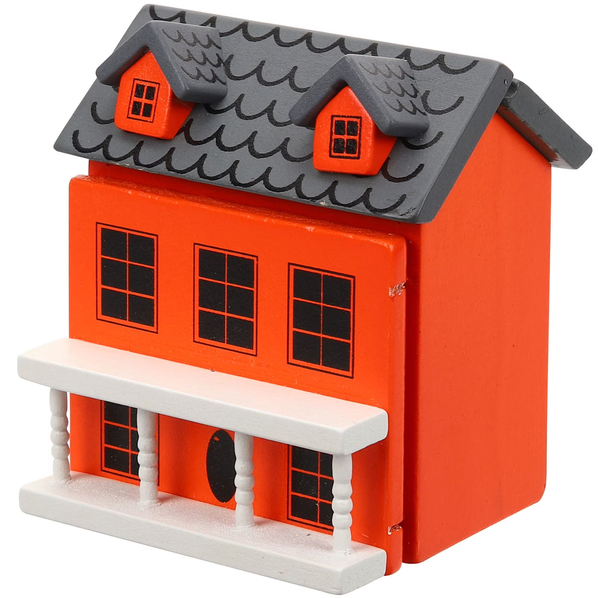 Wood Villa Model Miniature House Ornament Decorations O645
