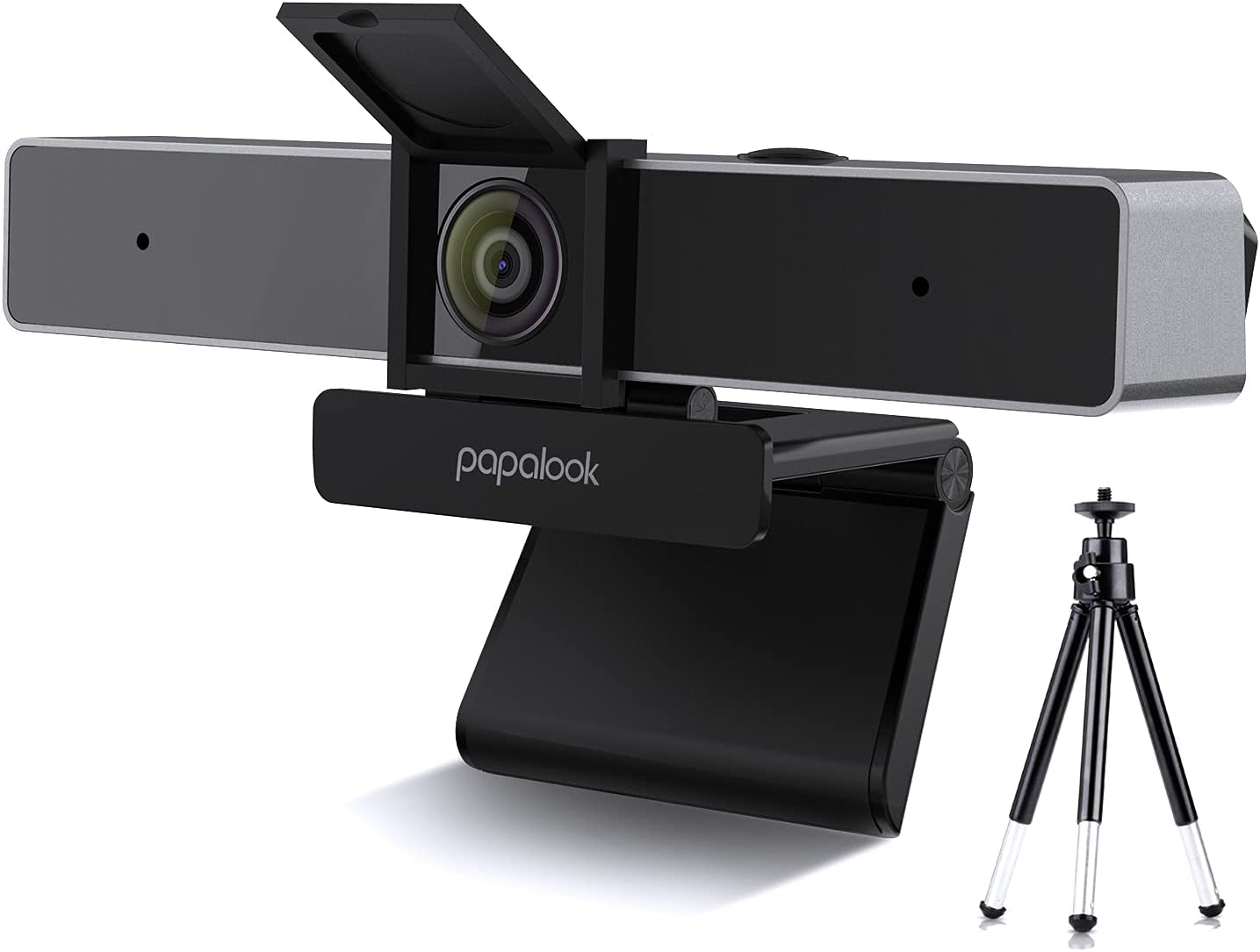 2K Ultra HD Zoomable Webcam with Dual Microphone and Privacy Cover G44155