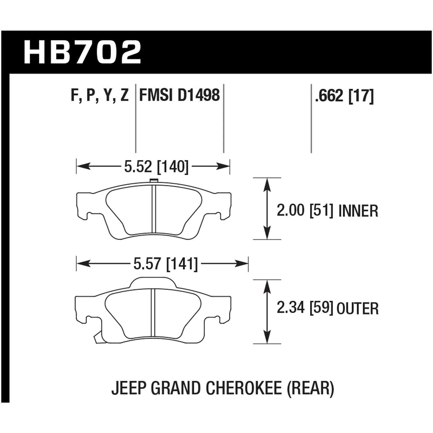 LTS Brake Pads N617035