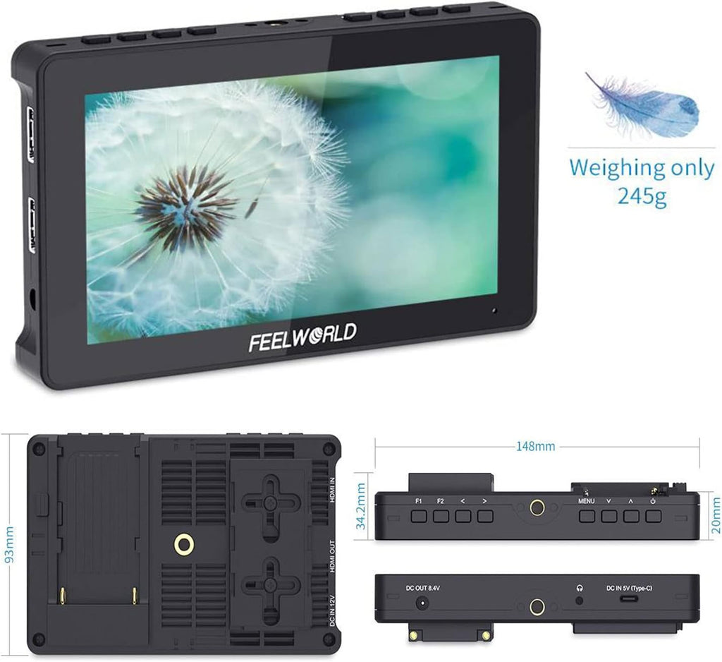 5.5 Inch Touch Screen DSLR Camera Field Monitor with 3D LUT U165