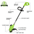24V 10 inch TorqDrive String Trimmer with 2Ah USB Battery and Charger B91658