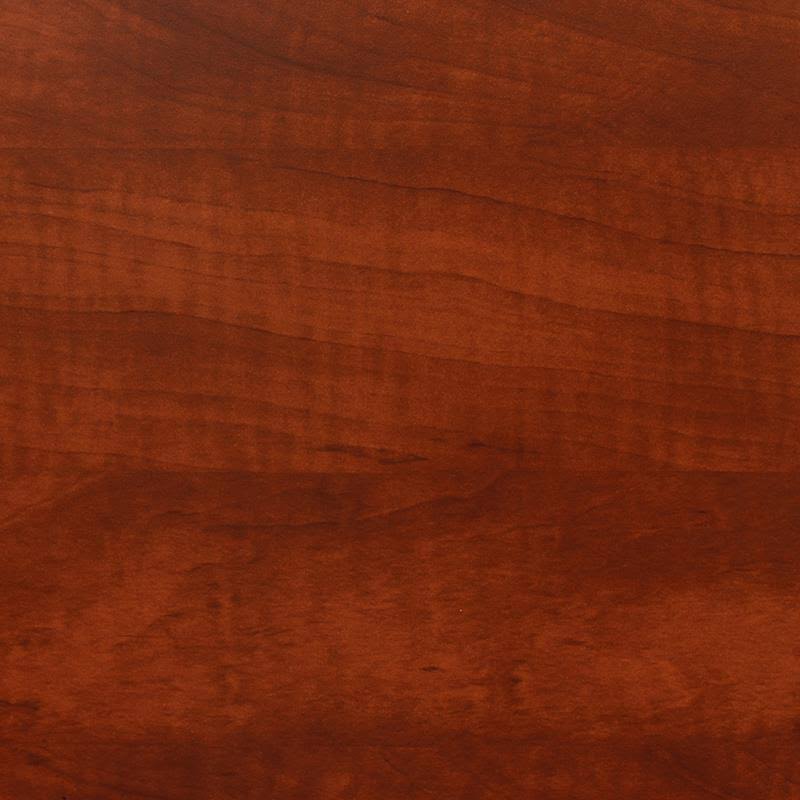 Cherry/Chrome Square Platter Base Table W20941