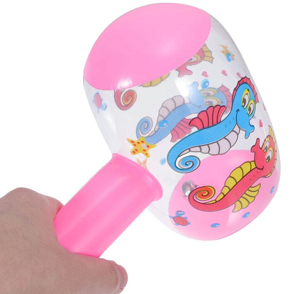 60 Pcs Inflatable Hammer Kids Toy with Bell Handle O4962
