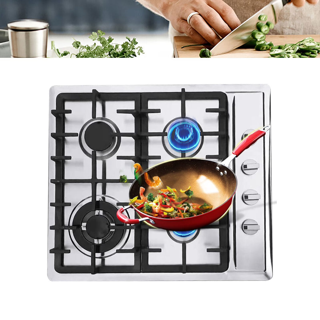 23" 4 Burners Gas Cooktop Built-in LPG NG Gas Hob L2196
